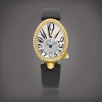 Reine de Naples, Reference 8918 | A yellow gold and diamond-set wristwatch with mother-of-pearl dial, Circa 2010 | 寶璣 | Reine de Naples 型號8918 | 黃金鑲鑽石腕錶，備珠母貝錶盤，約2010年製