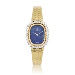 Omega | Montre bracelet de dame lapis lazuli or et diamants | Lady's lapis lazuli gold and diamond bracelet watch