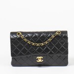 CHANEL | BLACK QUILTED LEATHER TIMELESS CLASSIC DOUBLE FLAP 26 WITH GOLD HARDWARE
