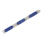 Sapphire and Diamond Bracelet |  卡地亞 | 藍寶石配鑽石手鏈