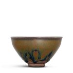 A Jian 'hare's fur' bowl, Song dynasty 宋 建窰兔毫茶盞