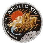 [APOLLO 13]. FLOWN ON APOLLO 13. AB EMBLEM MISSION PATCH, FROM THE COLLECTION OF JAMES LOVELL