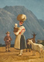 Milkmaid in Tegernsee