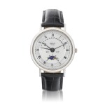 Classique, Reference 3787, A white gold perpetual calendar wristwatch with retrograde date, moon phases and leap year indication, Circa 2003 | 寶璣 Classique 型號3787 白金萬年曆腕錶，備逆跳日期、月相及閏年顯示，約2003年製