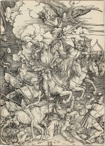 The Four Horsemen of the Apocalypse (B. 64; M., Holl. 167)