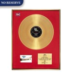 BPI 1987 Gold Sales Award presented to Michael Diamond for the 1986 Beastie Boys album "Licensed to Ill"