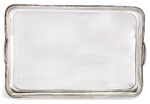 A Fabergé silver two-handled tray, Moscow, 1895