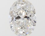 A 1.01 Carat Oval-Shaped Diamond, H Color, VS2 Clarity