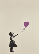 Girl with Balloon – Colour AP (Purple)