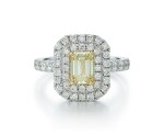 DIAMOND RING | 1.09卡拉 方形 W至X色 SI1淨度 鑽石 配 鑽石 戒指