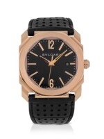 BULGARI | OCTO, REFERENCE BGO P 41 G, PINK GOLD WRISTWATCH WITH DATE, CIRCA 2012