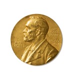 Médaille en or et diplôme de prix Nobel. 1911. Exceptionnel prix littéraire pour l'écrivain symboliste