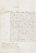 King Charles I | Document signed, ordering the arrest of the "Five Members" who had fled Parliament, 1642
