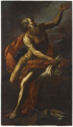 BOLOGNESE SCHOOL, 17TH CENTURY | Saint Jerome in the wilderness