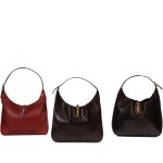 Frances Patiky Stein's Collection: Three Brown and Burgundy Trim 31 Bags