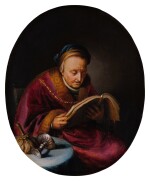 An elderly woman, traditionally identified as Rembrandt's mother