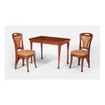 EUGÈNE VALLIN | PAIR OF SIDE CHAIRS