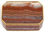 A HARDSTONE SNUFF BOX WITH TWO-COLOUR GOLD MOUNTS, JOSEF WOLFGANG SCHMIDT, VIENNA, 179[?]