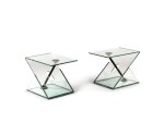 Pair of Zed tables, Man Machine collection, 2014