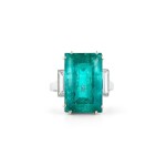 Bague émeraude et diamants | Emerald and diamond ring