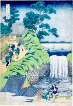 Katsushika Hokusai (1760-1849) | The Falls at Aoigaoka in the Eastern Capital (Toto Aoigaoka no taki) | Edo period, 19th century
