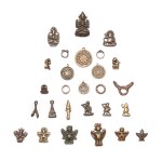 A study collection of twenty-seven ornaments, Thokcha, Tibet and other Himalayan regions, 10th/14th century | 西藏及喜馬拉雅其他地區 十至十四世紀 托查一組二十七件