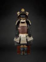A yokohagi nimai-do gusoku [armour] | The helmet signed Joshu ju Saotome Ienari (Saotome Ienari, a resident of Hitachi Province) | Edo period, 18th century