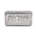 American Silver Presentation Casket, Designed by Evelyn Beatrice Longman, Executed by Gorham Mfg. Co., Providence, RI, Dated 1916