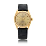 ROLEX | OYSTER PERPETUAL, REF 1002  RETAILED BY ASTRUA: YELLOW GOLD WRISTWATCH  CIRCA 1969