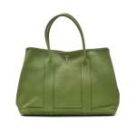 Vert Pelouse Large Garden Party in Buffalo Skipper Leather with Palladium Hardware, 2013