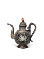 A MIXED-METAL EWER, MONGOLIA, 19TH / 20TH CENTURY