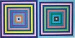 Frank Stella 弗蘭克・斯特拉  | Untitled (Double Concentric Square) 無題（雙同心正方形）