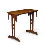 A Louis XVI carved mahogany reading table by Canabas, circa 1780