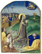 Four Miniatures, Northern France ca 1480