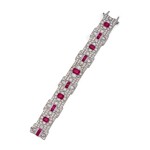 Lebolt & Co. | Ruby and Diamond Bracelet   紅寶石配鑽石手鏈