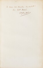 L'Éducation sentimentale. 1870. 2 vol. in-8. Demi-maroquin de Franz. Ed° originale. Ex de J Michelet