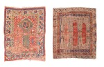 Lot including two Bergama carpets, Western Anatolia, late 18th century early 19th century