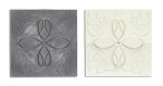 Lot 9081 KAWS | OriginalFake商店牆磚（灰色與白色）（兩件）OriginalFake Store Tiles (Grey & White) (Two Works)