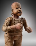 Statue en terre cuite Xipe Totec, Culture Aztèque, Classique Récent, 1350-1500 AP. J.-C. | Aztec Ceramic Standing figure of Xipe Totec, Postclassic, 1350-1500 AD