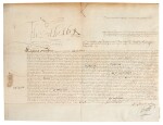Elizabeth I | Document signed, Royal Letters Patent to Thomas Blande, 28 November 1594