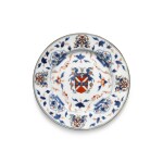 A Chinese Imari armorial dinner plate, Qing dynasty, circa 1716