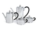 A Mexican Silver "Jaguar" Tea and Coffee Set, William Spratling, Taxco, Mid 20th Century