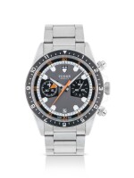 TUDOR | HERITAGE, REF 70330N STAINLESS STEEL CHRONOGRAPH WRISTWATCH WITH DATE AND BRACELET CIRCA 2011
