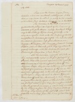 Hajj—James Matra | Copy letter, to Lord Sydney, Tangier, 28 March 1789