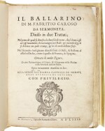F. Caroso. Il ballarino, Venice, 1581