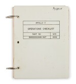 Buzz Aldrin's Apollo 11 Operations Checklist, Back-up Copy