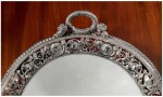 A WILLIAM IV SILVER TWO-HANDLED TRAY, BENJAMIN SMITH III, LONDON, 1834