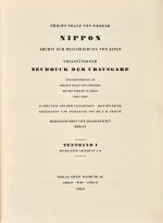 Philipp Franz Siebold, Nippon, reprint, 1930