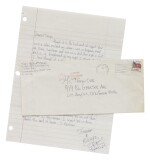 TUPAC SHAKUR | AUTOGRAPH LETTER SIGNED, NEW YORK, 1995.
