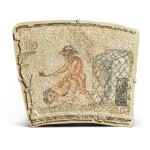 Nilotic, Roman, circa 2nd Century A.D. | Mosaic Border Fragment